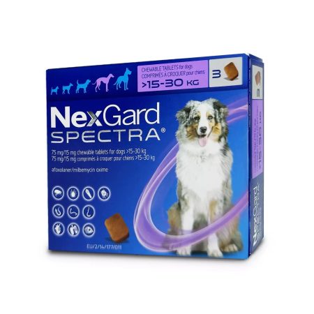 NexGard Spectra Tablet for Dog 75 mg/30 mg (15-30 kg)