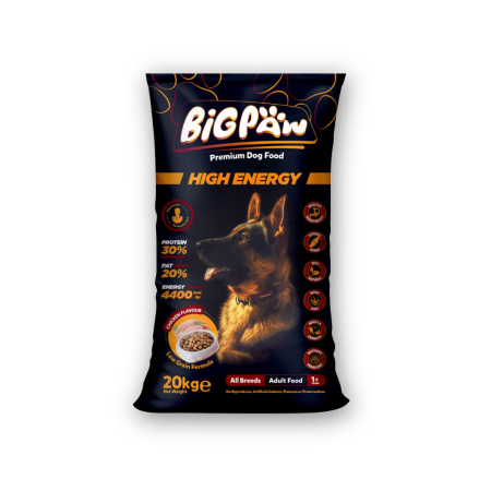 Big Paw High Energy Dog Food - 20kg