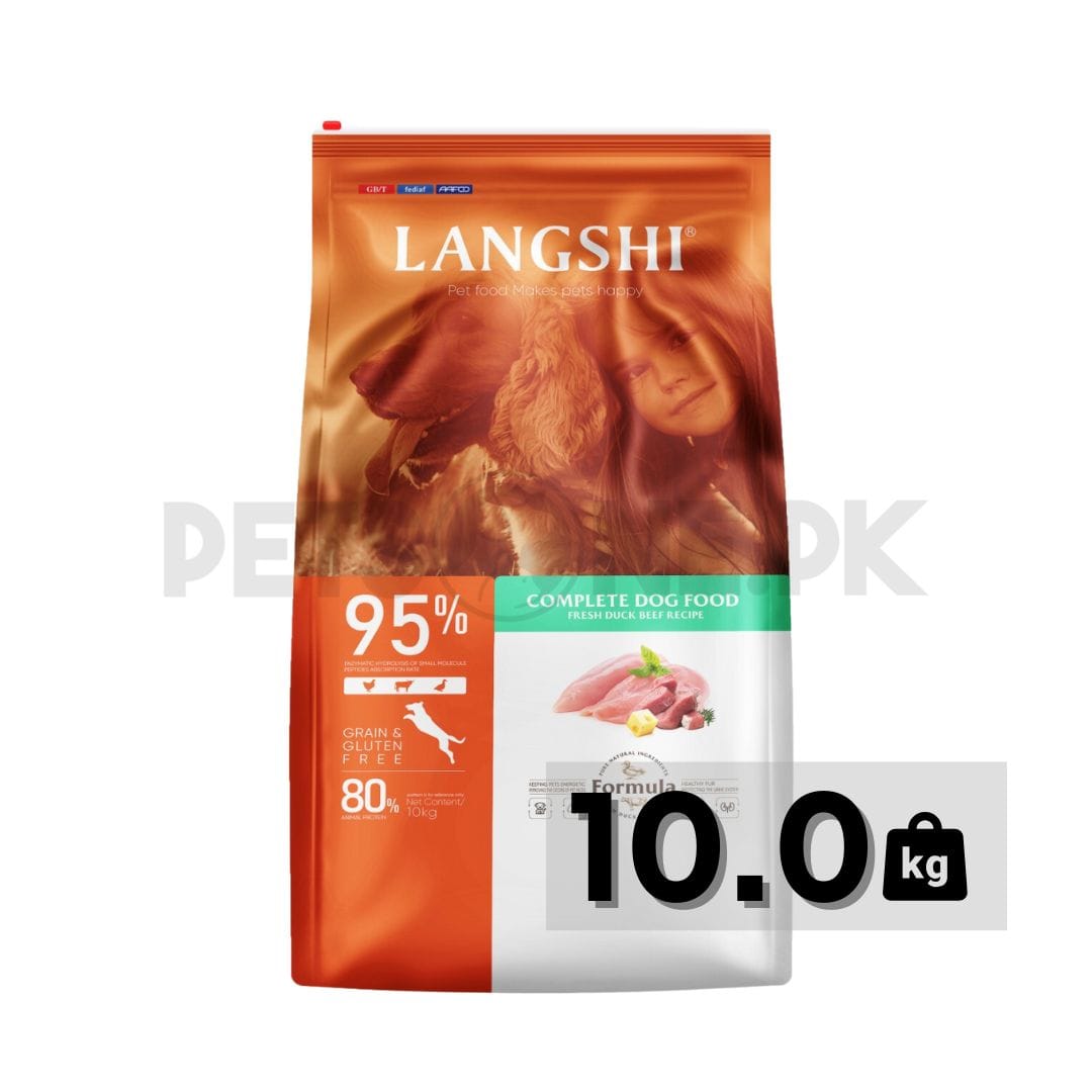 Buy Langshi Complete Dog Food ( Fresh Duck And Beef Formula) 10kg at ...