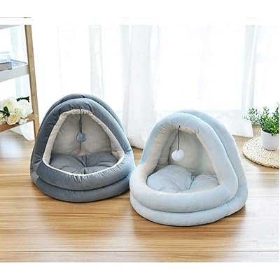 Cat House Beds, 2 in 1 Universal Mongolian Pet Bed Kitten Small Dog Multifunctional Foldable Comfortable Tent Home